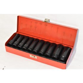 Gépi hosszított dugókulcs készlet 1/2" 10 db-os