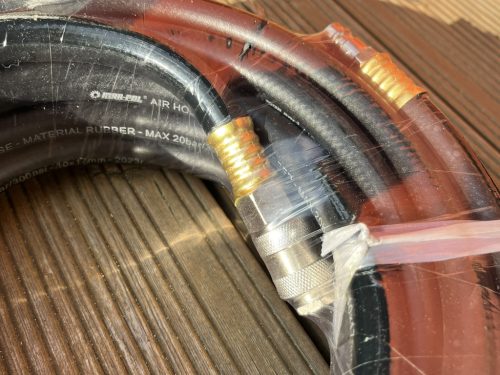 10 m-es Pneumatikus tömlő, kompresszor tömlő