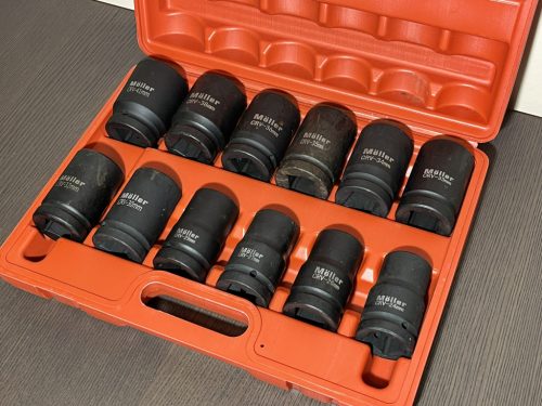 Gépi Dugókulcs Készlet 24-41mm, 12 db-os, 1"