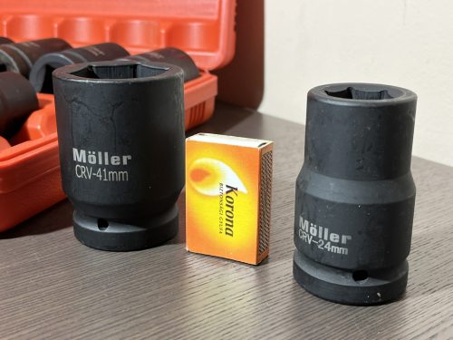 Gépi Dugókulcs Készlet 24-41mm, 12 db-os, 1"