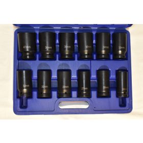 Gépi Dugókulcs Készlet 24-41mm, 12 db-os, 3/4"