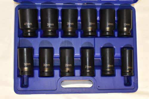 Gépi Dugókulcs Készlet 24-41mm, 12 db-os, 3/4"