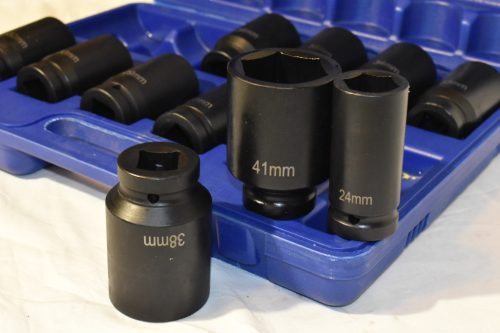 Gépi Dugókulcs Készlet 24-41mm, 12 db-os, 3/4"