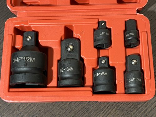 Dugókulcs átalakító adapter készlet 6 db-os