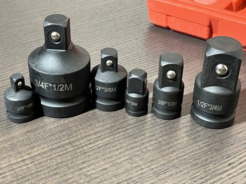 Dugókulcs átalakító adapter készlet 6 db-os