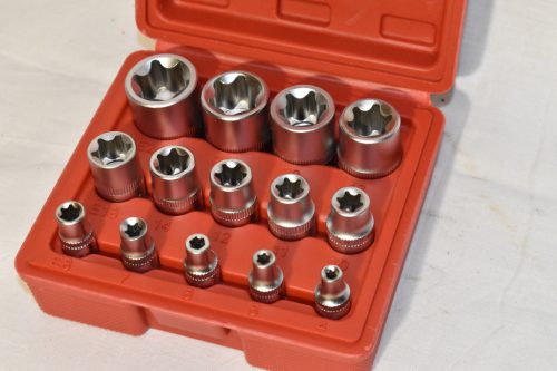 E-TORX, Belső torx készlet, 14 darabos