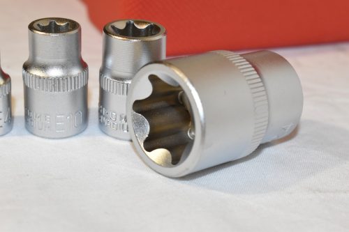 E-TORX, Belső torx készlet, 14 darabos