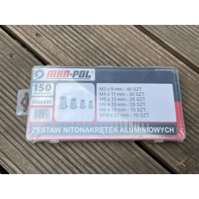 150 db-os Szegecsanya Készlet
