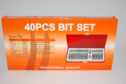 Torx és Imbusz bit készlet 40 részes 