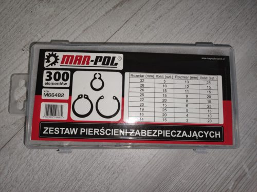 300 db-os zégergyűrű készlet