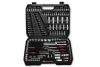 216 db-os dugókulcs készlet, 1/4", 3/8", 1/2"-os racsnikkal és villáskulcsokkal