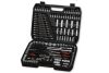 216 db-os dugókulcs készlet, 1/4", 3/8", 1/2"-os racsnikkal és villáskulcsokkal