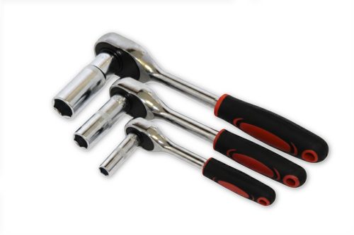 216 db-os dugókulcs készlet, 1/4", 3/8", 1/2"-os racsnikkal és villáskulcsokkal