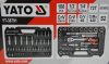 YATO 108 db-os dugókulcs készlet 1/2"-1/4"