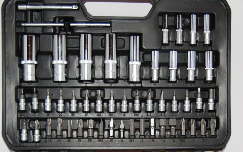 YATO 108 db-os dugókulcs készlet 1/2"-1/4"